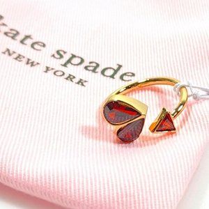 Kate Spade RUBY Ring Rock Solid Stone Heart